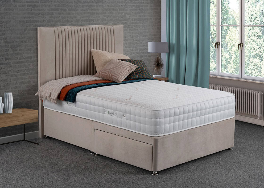 4ft Krystal Copper 1000 2 Drawer Divan Bed | Buy Online | Beds.ie