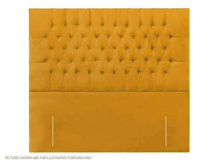 Apollo 3ft New York Headboard - Velvet Gold | Buy Online | Beds.ie