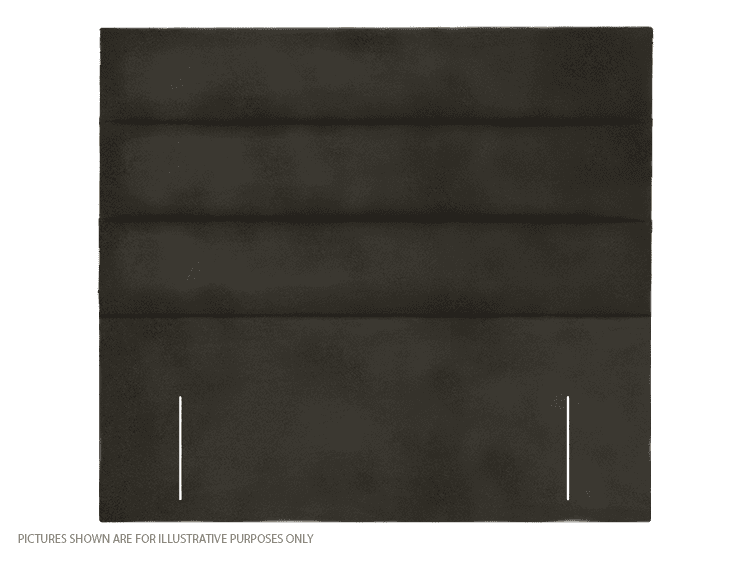 Apollo 4ft Paris Headboard - Velvet Dark Grey | Buy Online | Beds.ie