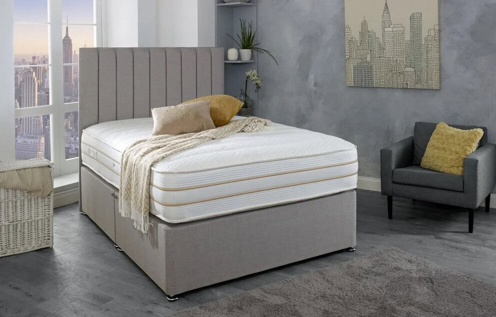 Shire 4ft Nova 1500 Divan Bed - 4 Drawer - Image 4
