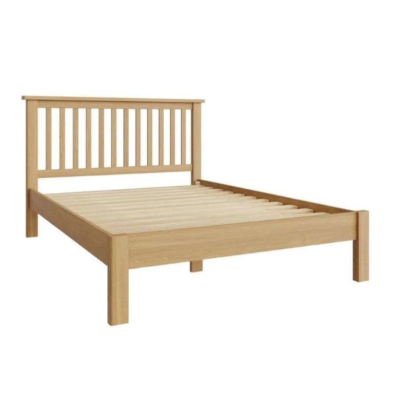 Everlee 4ft6 Bedframe - Rustic Oak - Image 2