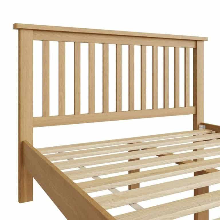 Everlee 4ft6 Bedframe - Rustic Oak - Image 5