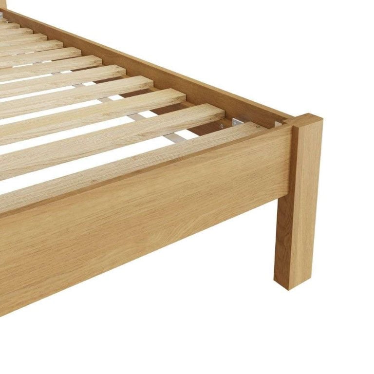 Everlee 4ft6 Bedframe - Rustic Oak - Image 6