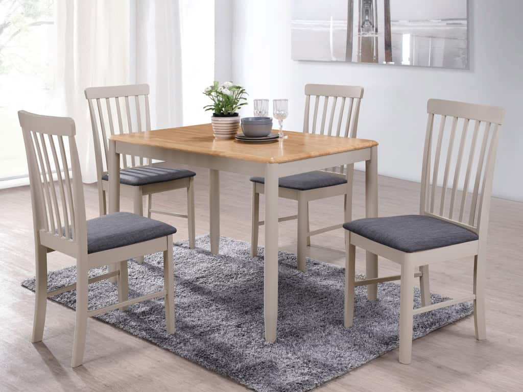 Altona 1x4 Dining Set (4 Chairs) | Buy Online | Beds.ie