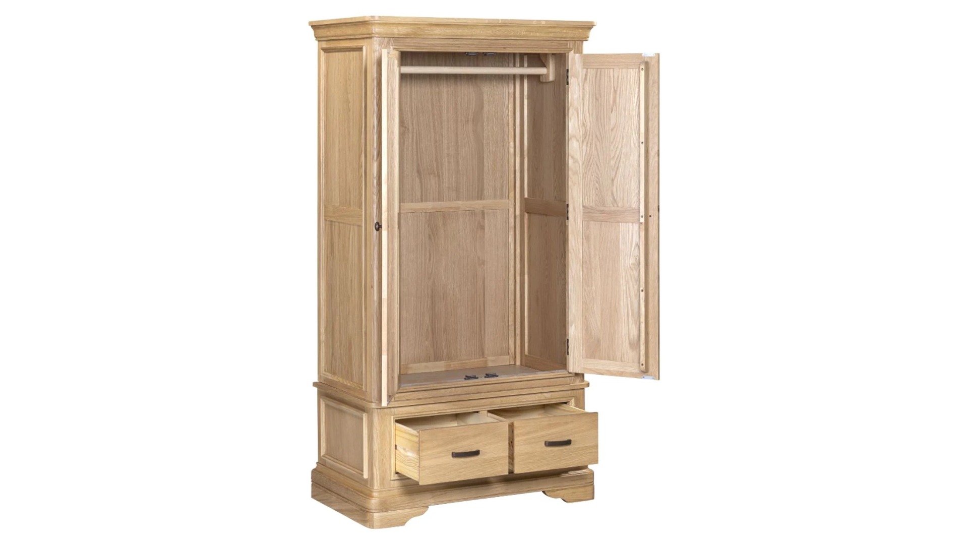Honey B Oslo Wardrobe - Light Oak - Image 4