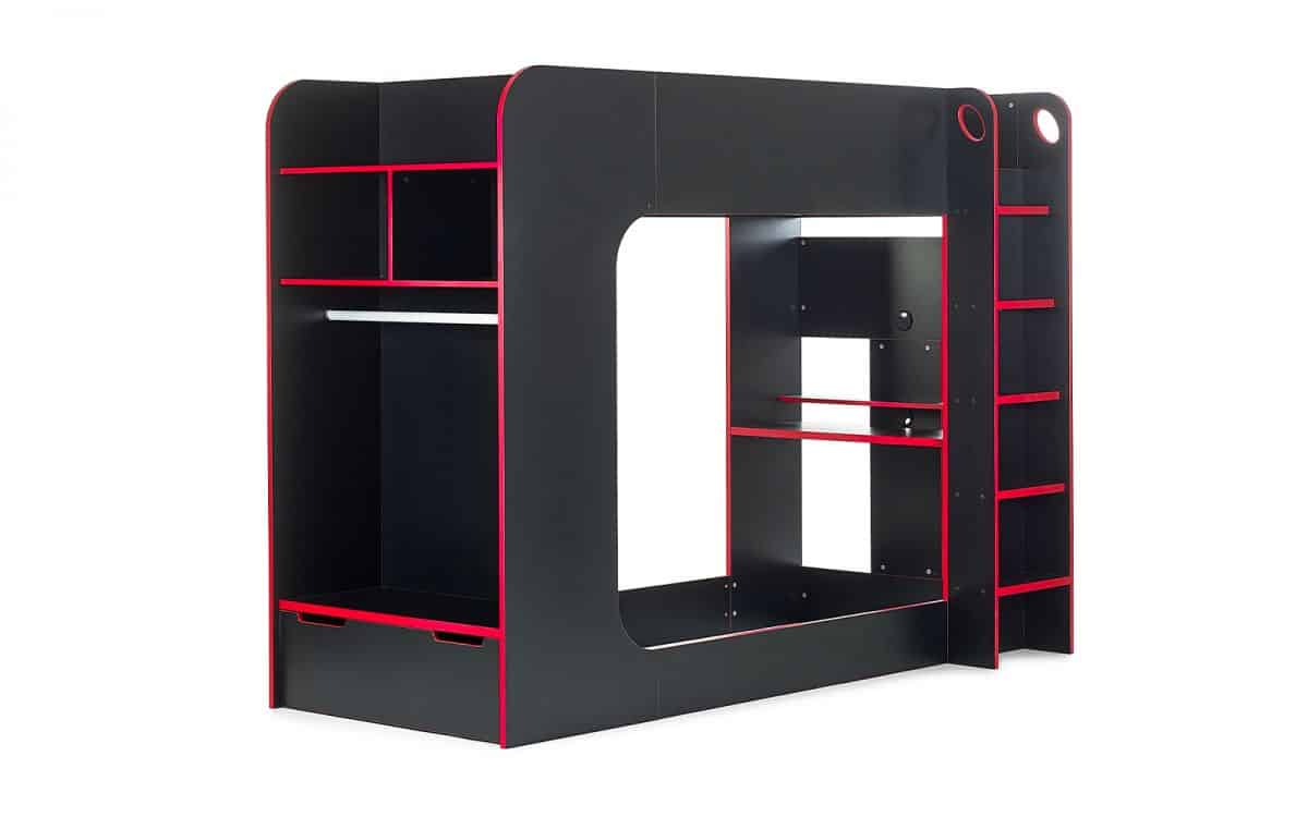 Impulse Gaming Bunk - Black/Red - Image 2