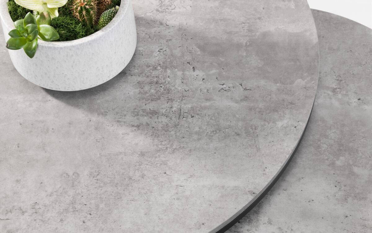 Sawmill Nesting Coffee Table - Concrete Grey - Image 4