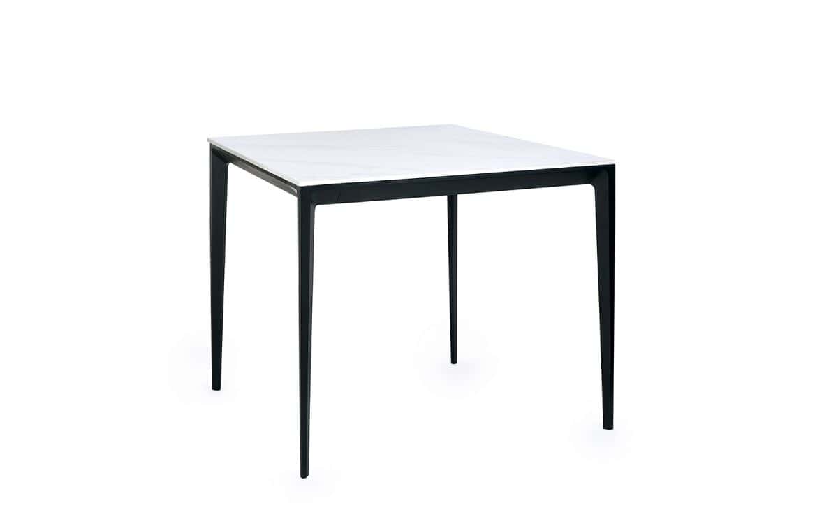 Boca Square Stone Top Dining Table - White Marble | Buy Online | Beds.ie