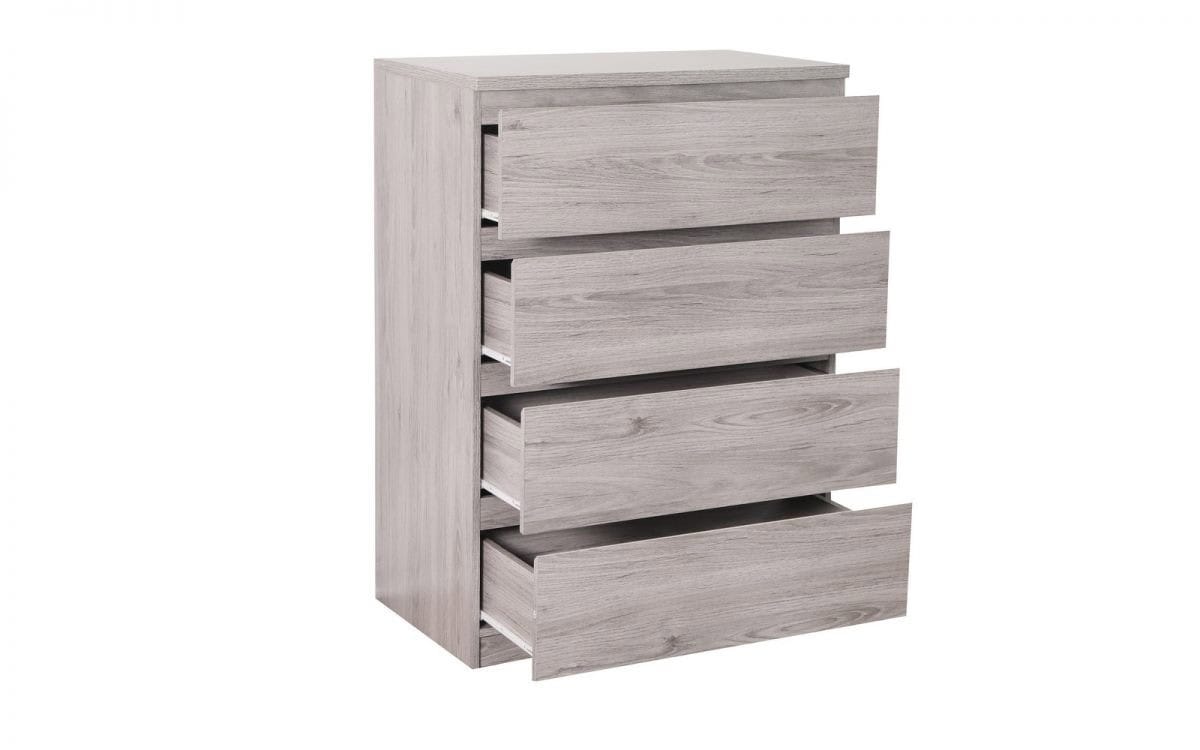 Dia 4 Drawer Chest - Grey Oak - Image 2
