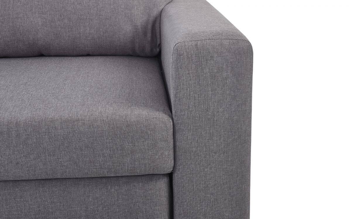 Angelica Sofa Bed with Storage - Grey Linen - Image 10