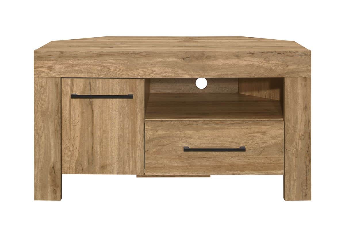 Compton Corner TV Unit - Oak - Image 2