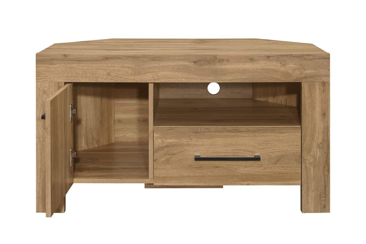 Compton Corner TV Unit - Oak - Image 3