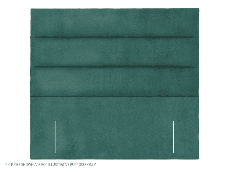 Apollo 4ft Paris Headboard - Velvet Turquoise | Buy Online | Beds.ie