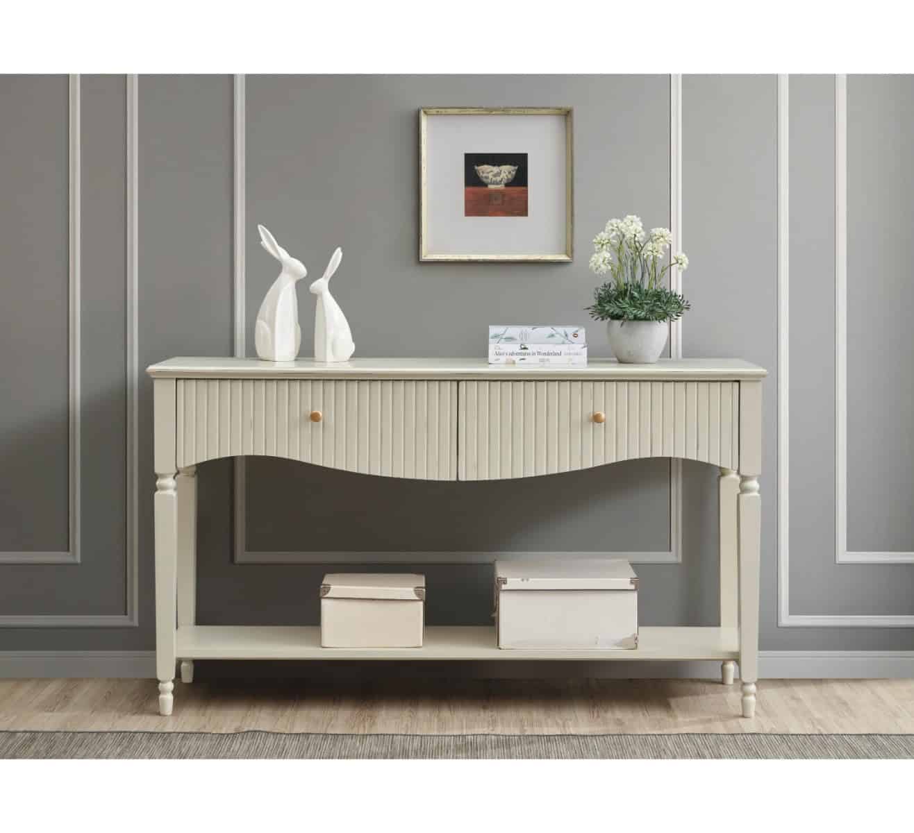 Ritz Large Console Table - Cream - Image 2