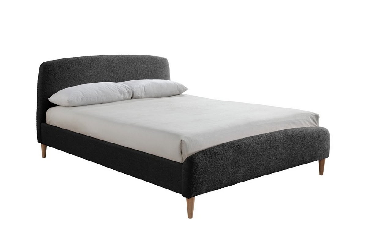 4ft6 Otley Teddy Bear Fabric Bed - Charcoal - Image 3