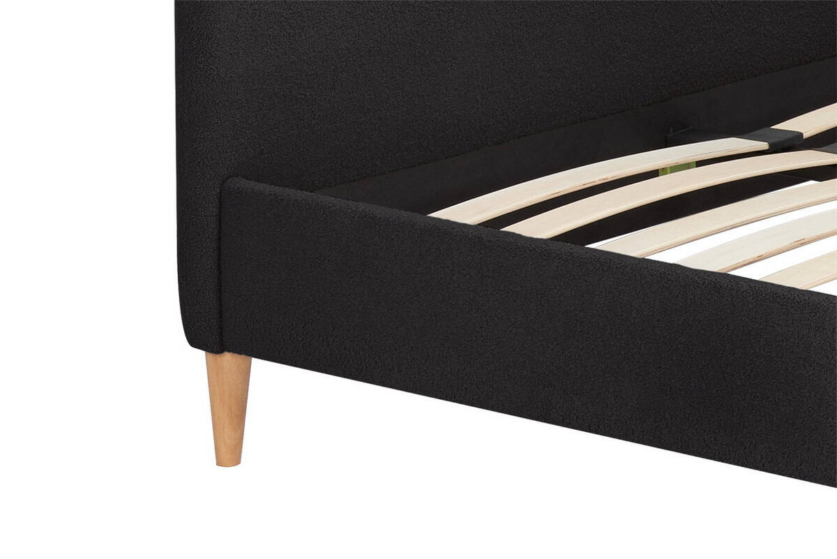 4ft6 Otley Teddy Bear Fabric Bed - Charcoal - Image 6