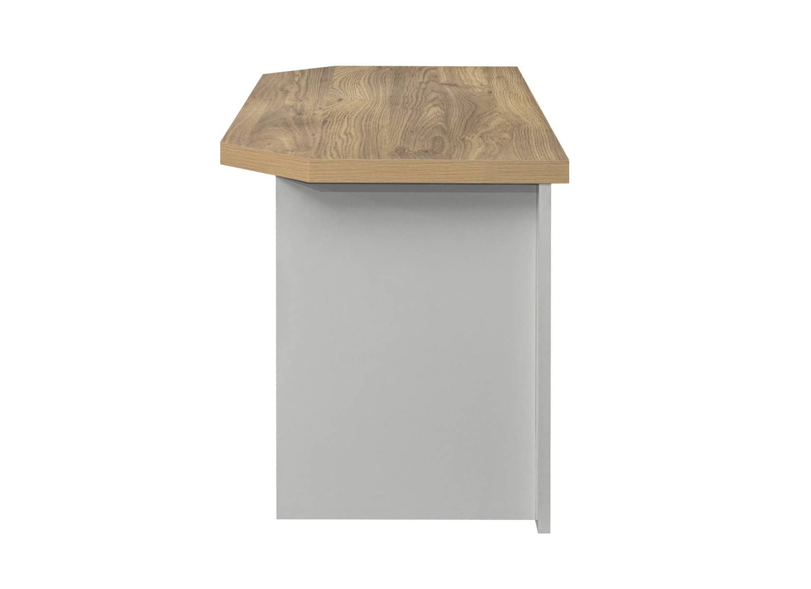 Highgate Corner TV Unit - Grey & Oak - Image 6