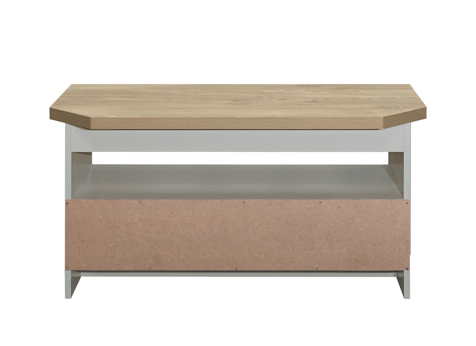 Highgate Corner TV Unit - Grey & Oak - Image 7