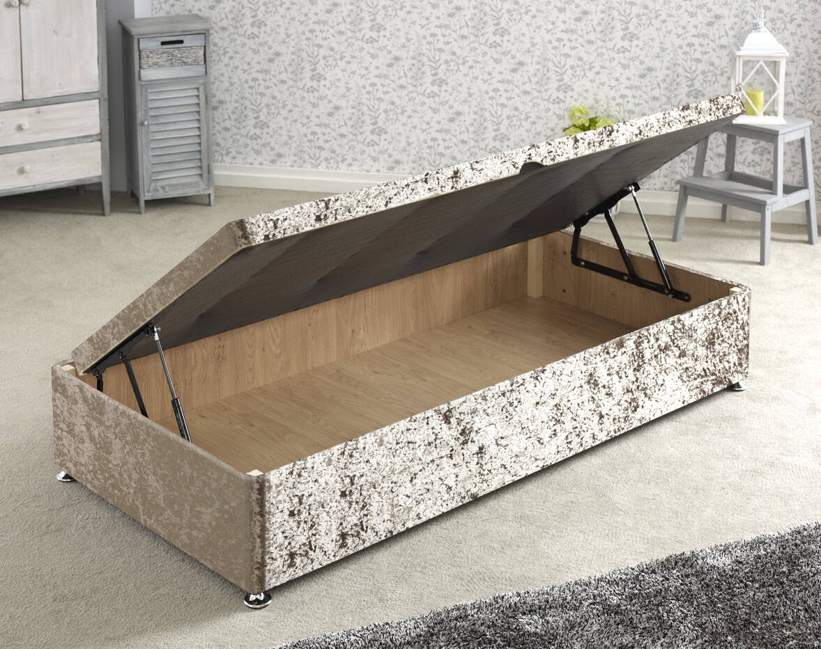 Apollo 3ft Glitz Sahara Side Ottoman Base | Buy Online | Beds.ie