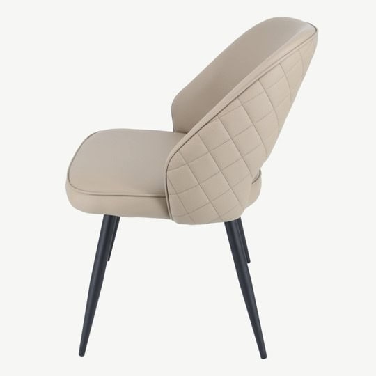 Sutton Chair - Mink Faux Leather (Set of 2) - Image 4