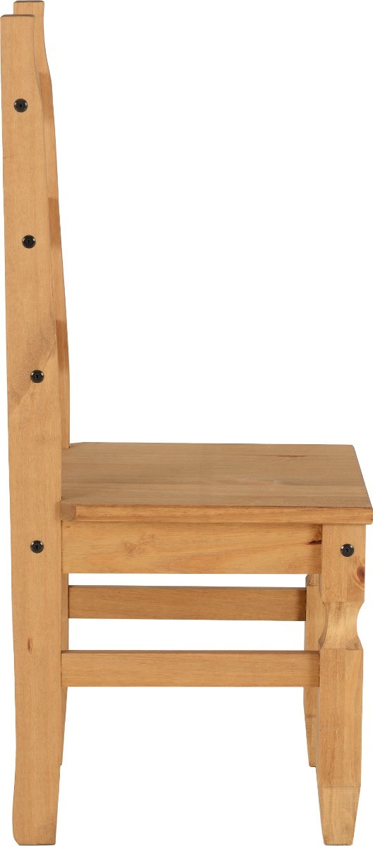 Corona Dining Chair (Set of Two) - Waxed Pine - Image 3