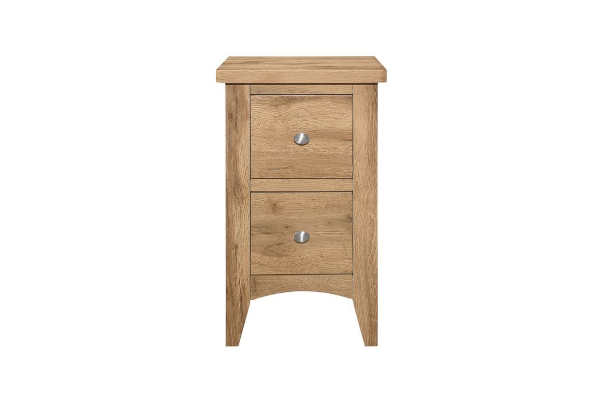 Hampstead 2 Drawer Bedside - Oak - Image 5