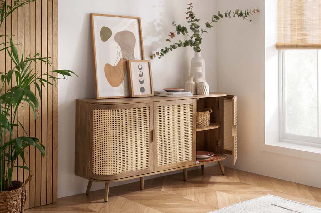 Noah 3 Door Sideboard - Oak - Image 2