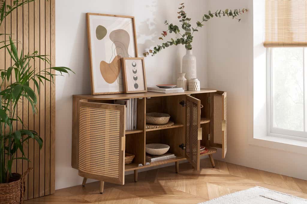 Noah 3 Door Sideboard - Oak - Image 3