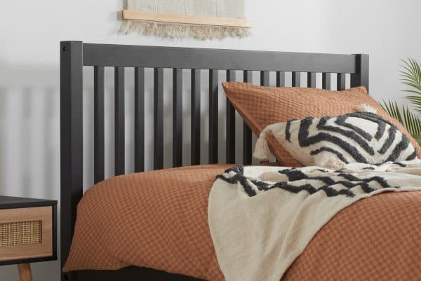 4ft Nova Bedframe - Black - Image 3