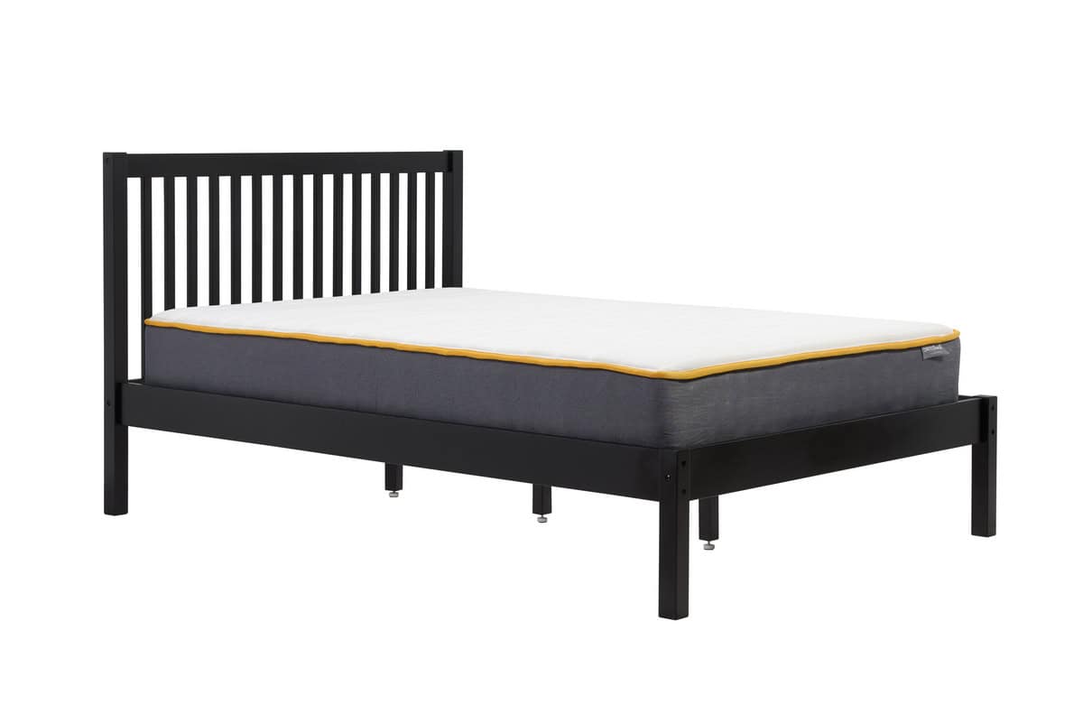 4ft Nova Bedframe - Black - Image 4