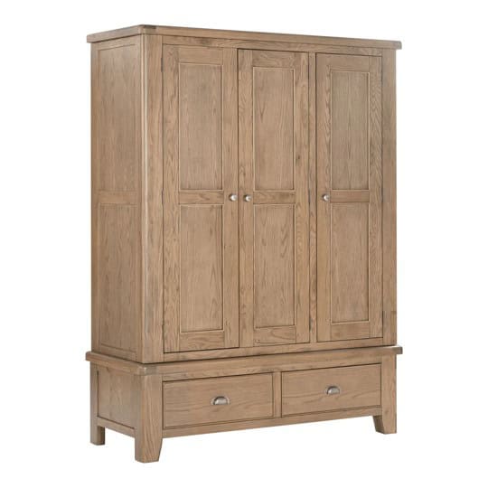 Chatsworth Triple Wardrobe - Oak | Buy Online | Beds.ie