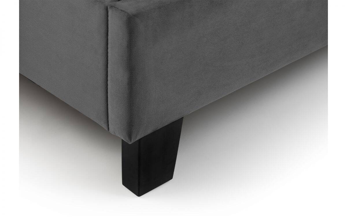 Roswell 4ft6 Bed in a Box - Grey Velvet - Image 5