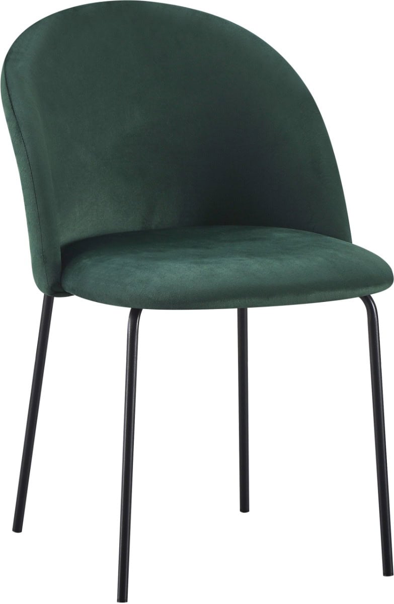 Boston Dining Chair (x4 Per Box) - Emerald Velvet - Image 2