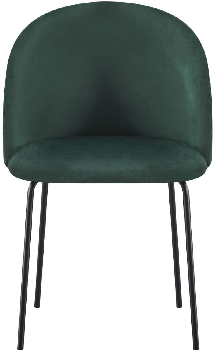 Boston Dining Chair (x4 Per Box) - Emerald Velvet - Image 3