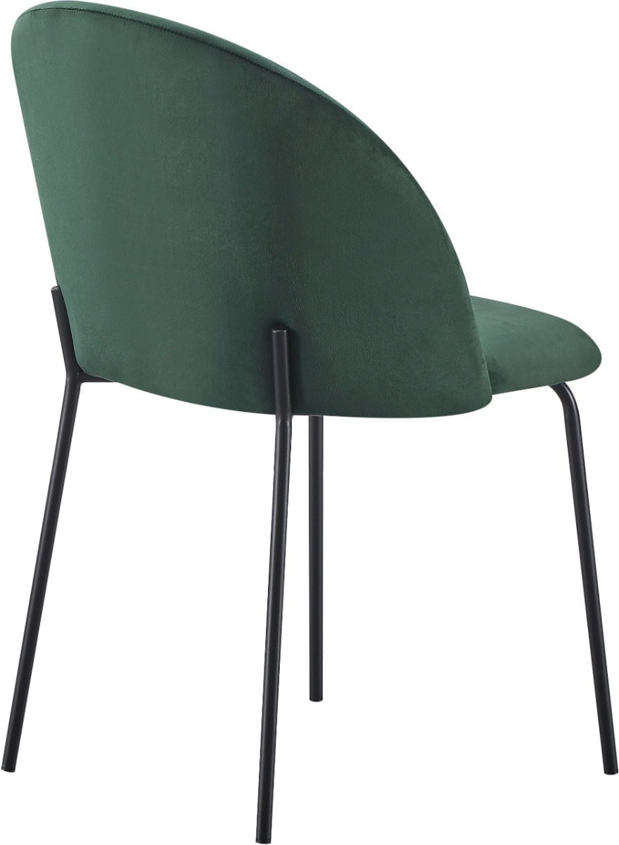 Boston Dining Chair (x4 Per Box) - Emerald Velvet - Image 5