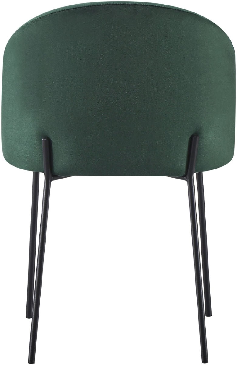 Boston Dining Chair (x4 Per Box) - Emerald Velvet - Image 6