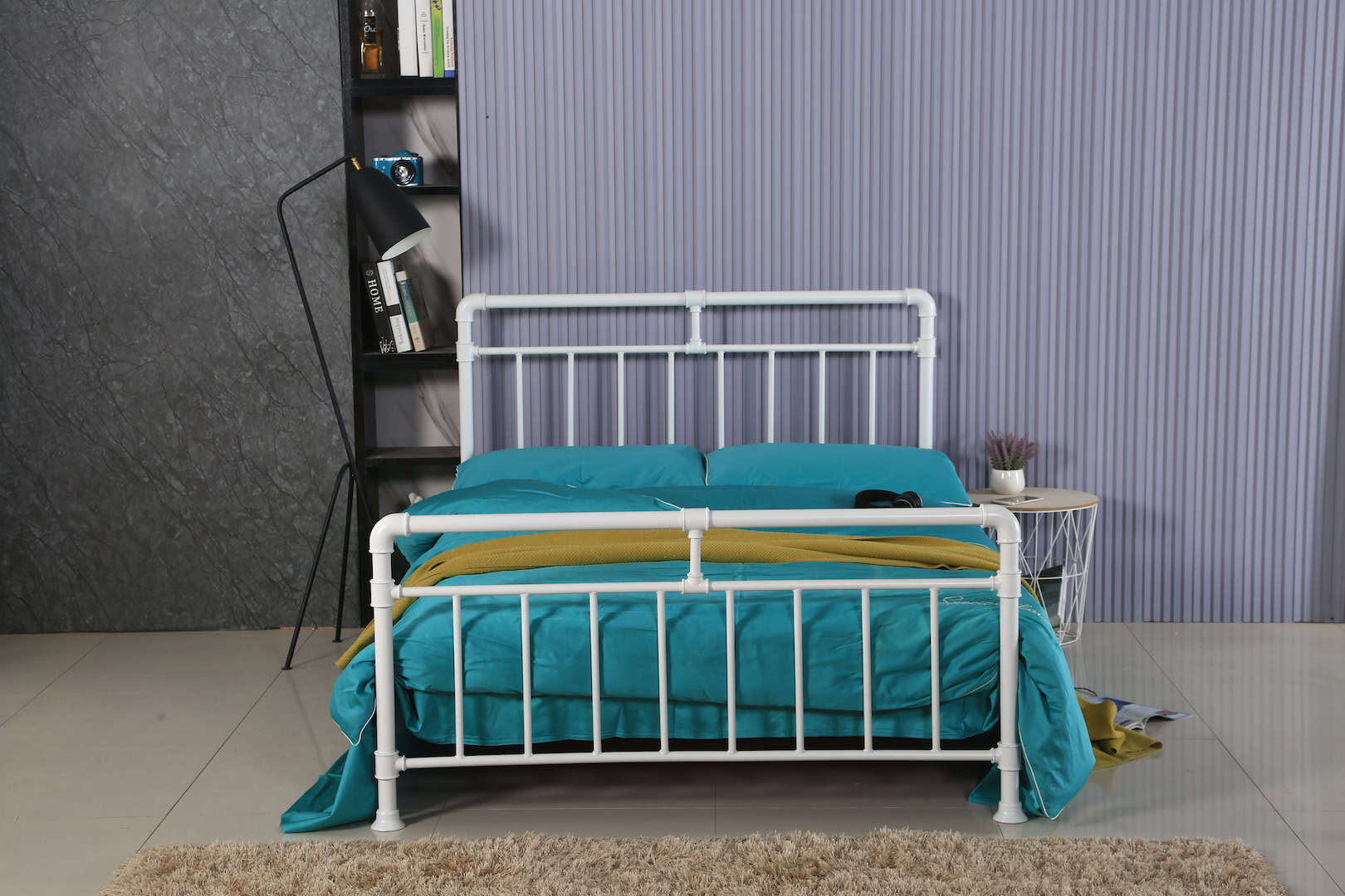 Pippa 4ft6 Contract Bedframe in White - Image 2