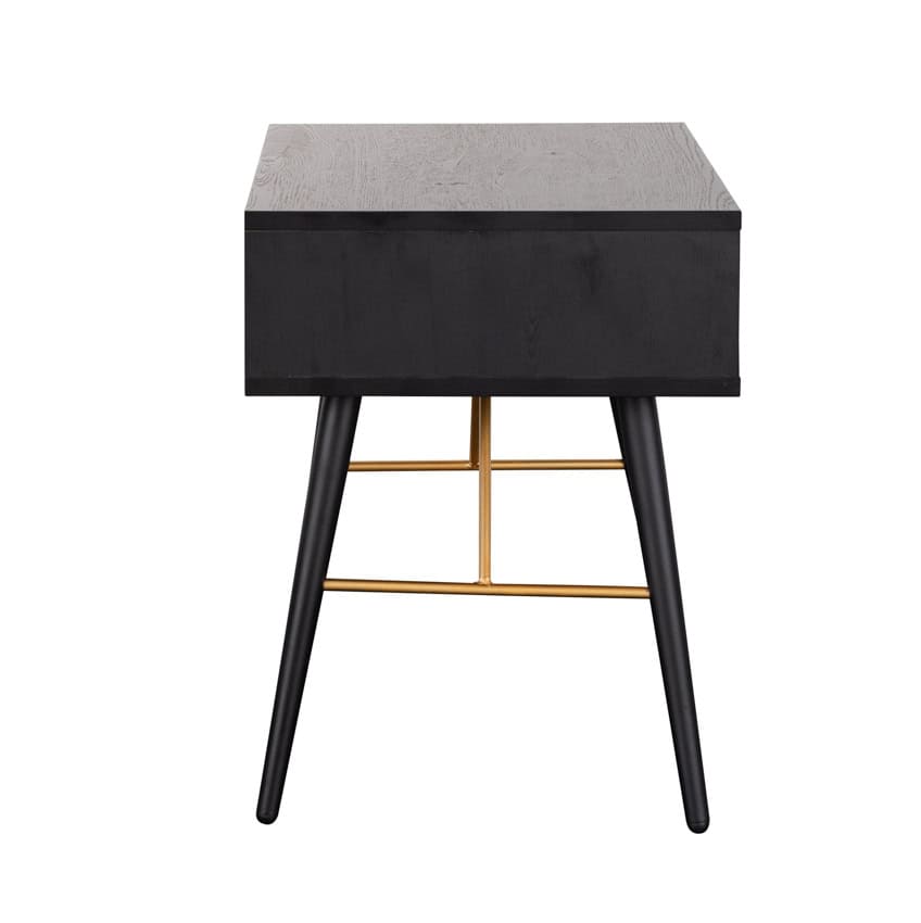 Barcelona Bedside Table - Black & Copper - Image 4