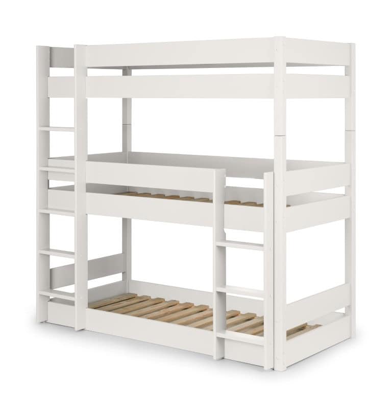 Triplet Bunk Bed - Surf White - Image 3