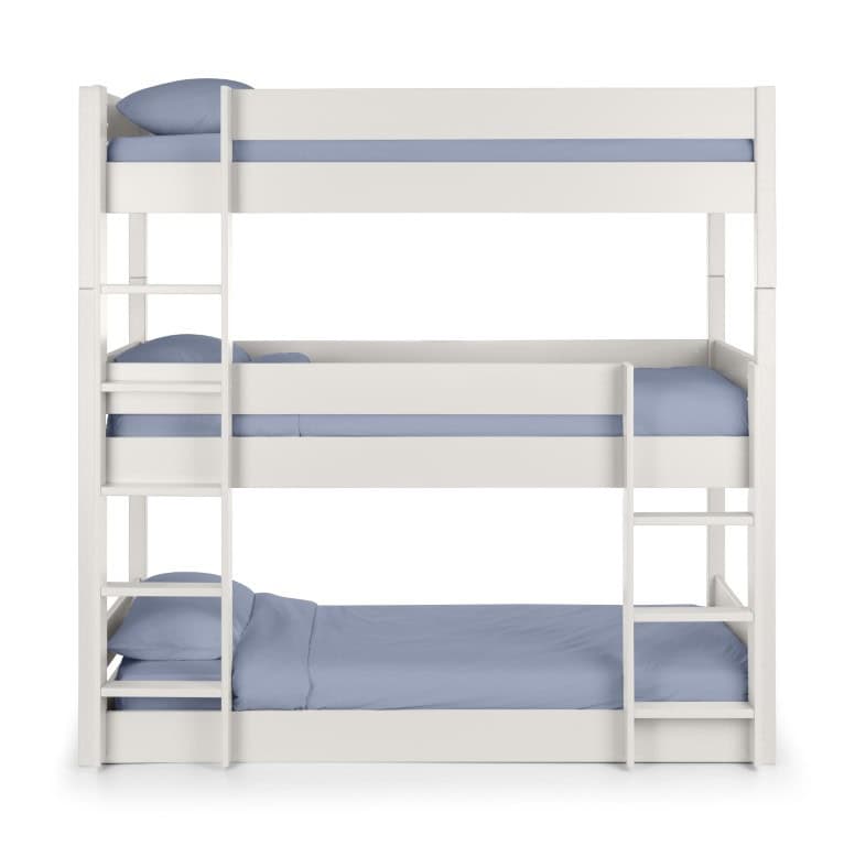 Triplet Bunk Bed - Surf White - Image 7