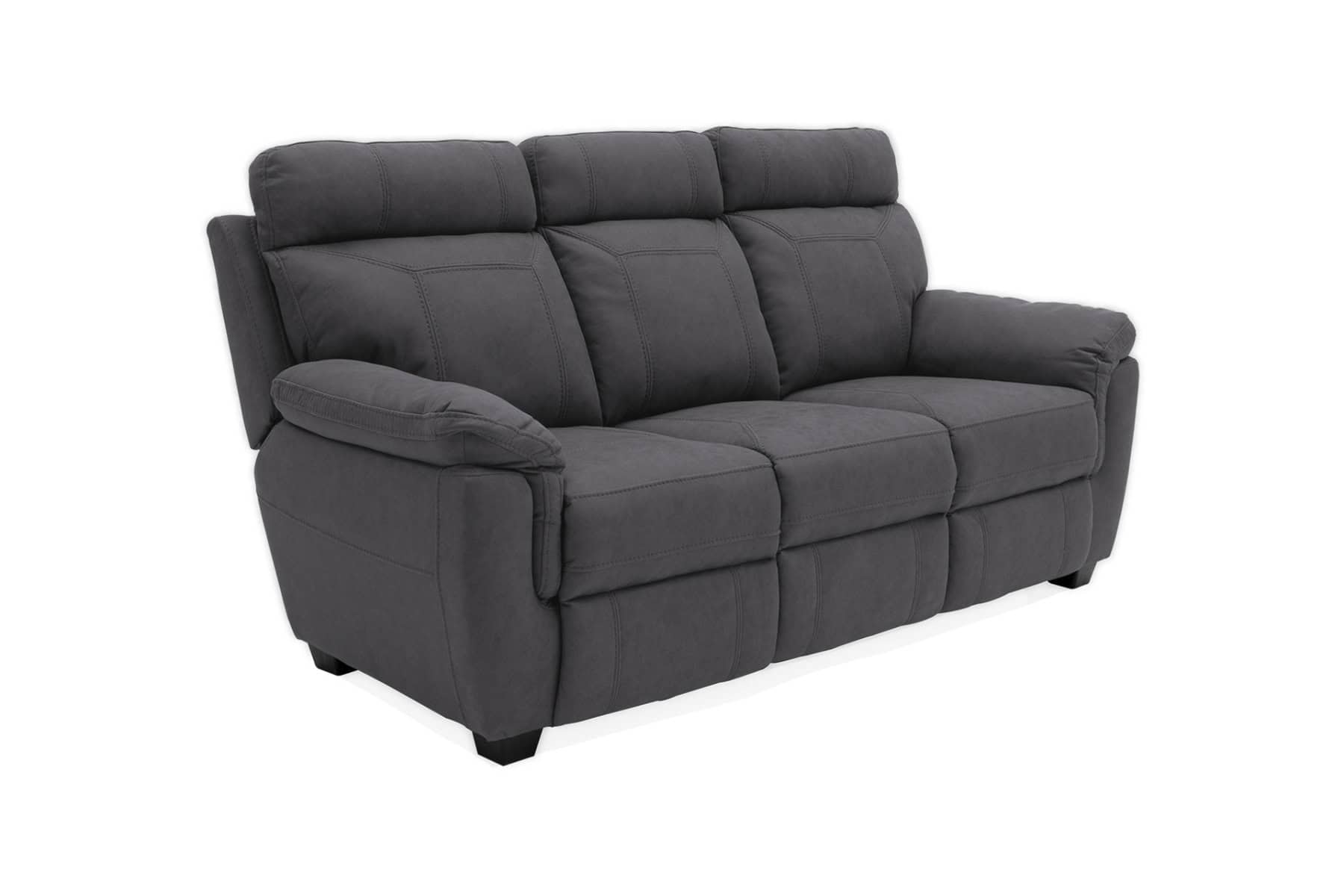 Baxter 3 Seater Sofa - Azul Leather Fabric | Buy Online | Beds.ie