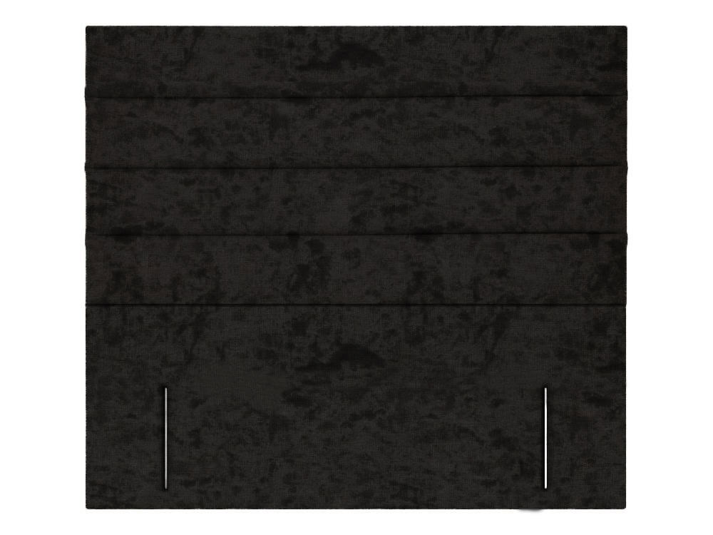 Apollo 6ft Rome Headboard - Glitz Black | Buy Online | Beds.ie