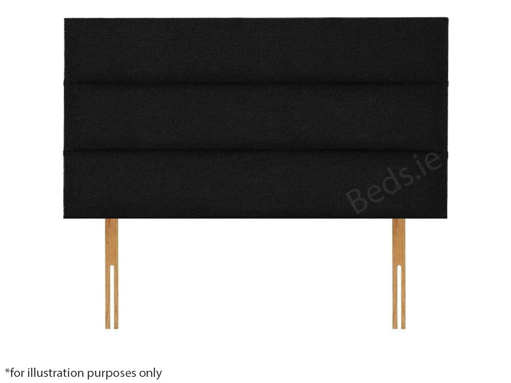 Apollo 6ft Plymouth Headboard - House Black | Buy Online | Beds.ie