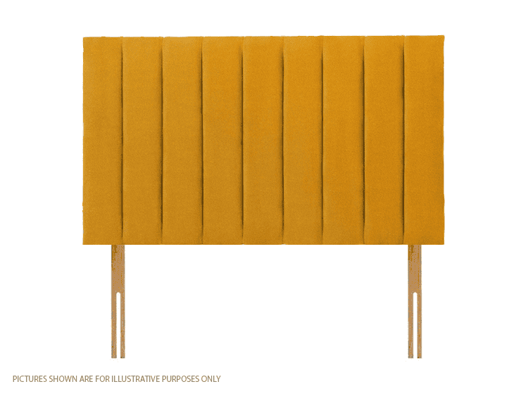 Apollo 2ft6 Dartford Headboard - Velvet Gold | Buy Online | Beds.ie