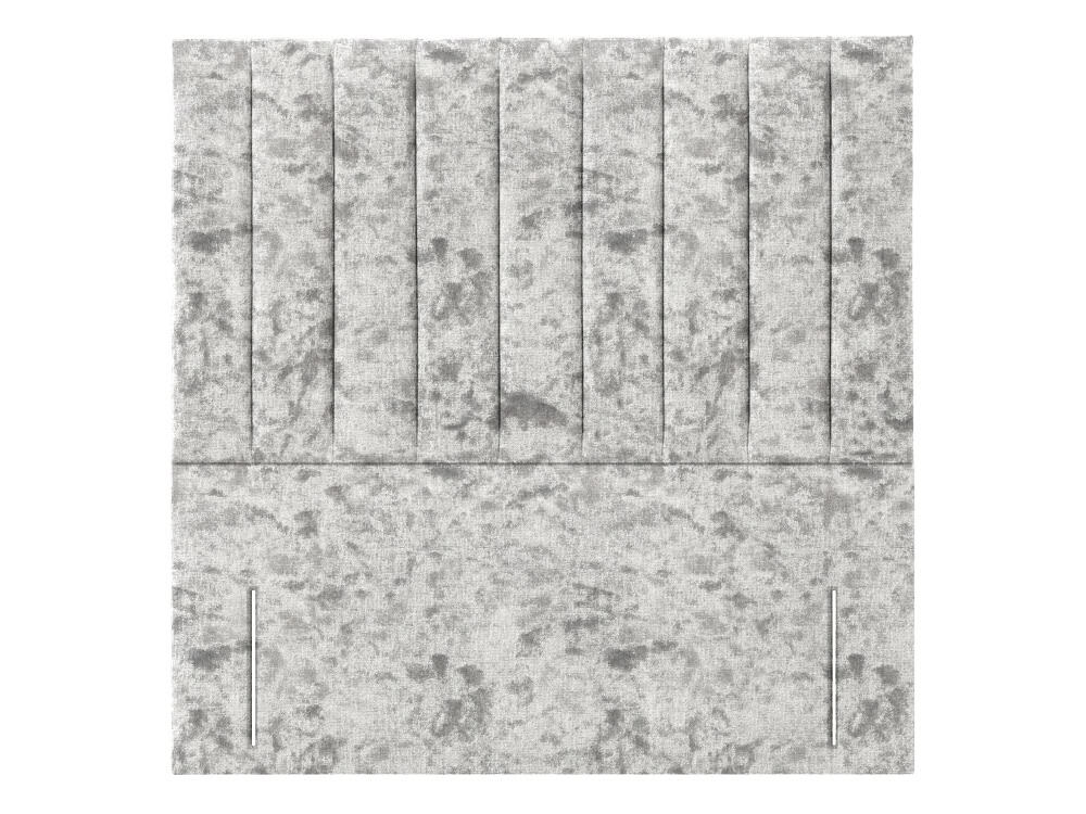 Apollo 4ft Madrid Headboard - Glitz Silver | Buy Online | Beds.ie