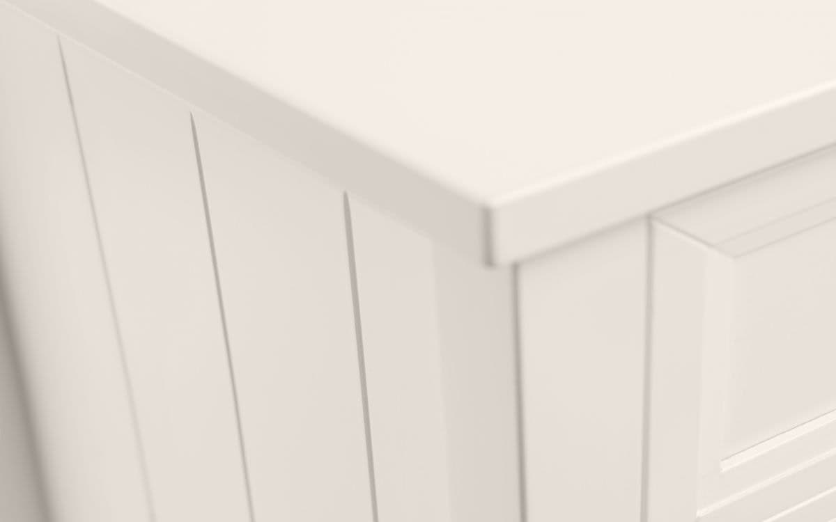 Braid 3 Drawer Chest - Surf White - Image 2