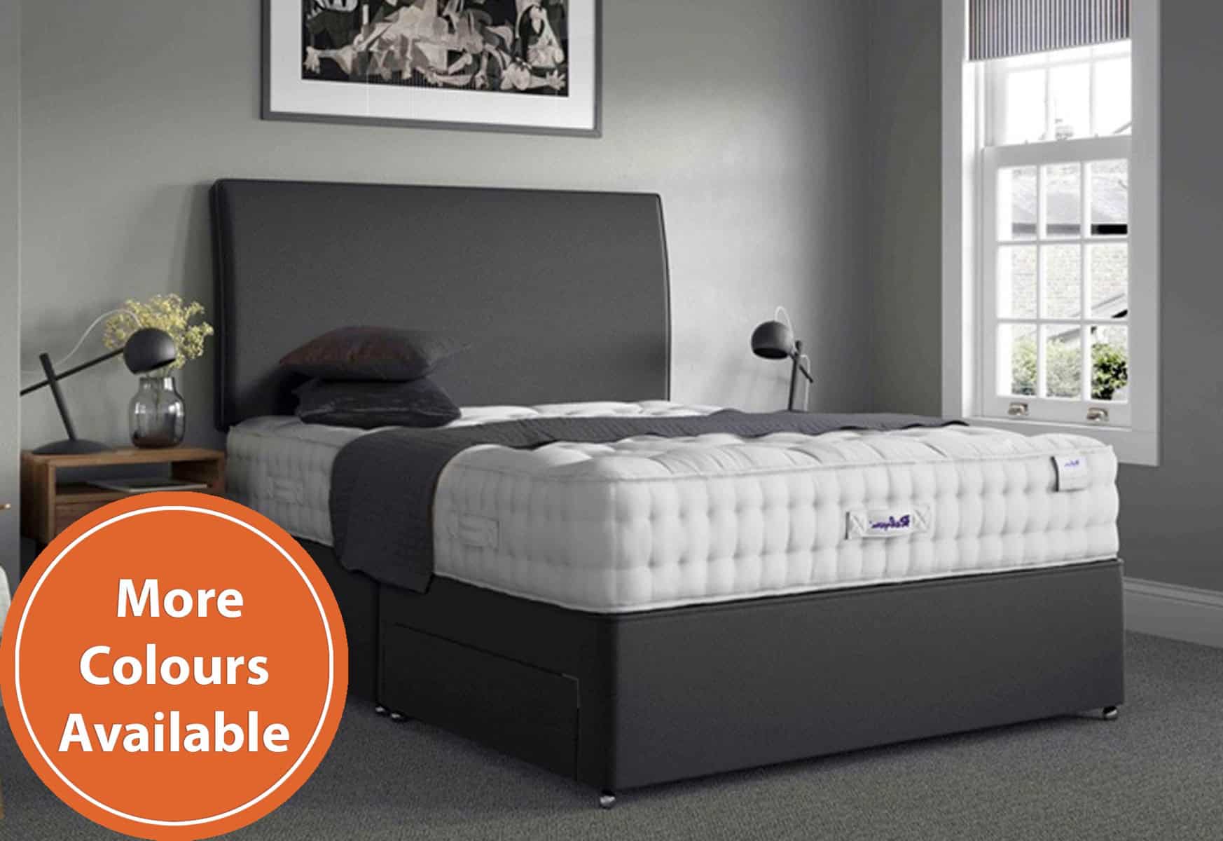 Relyon 5ft Luxury Wool Divan Bed Set - Image 4