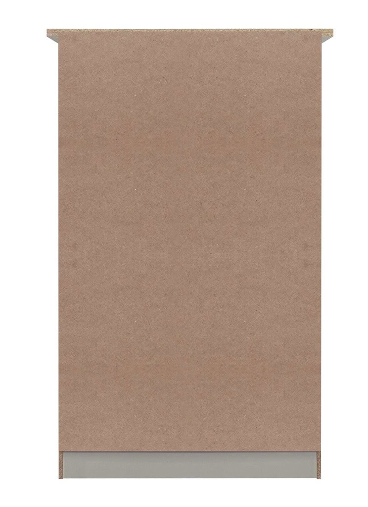 Highgate 3 Door Wardrobe - Grey & Oak - Image 6
