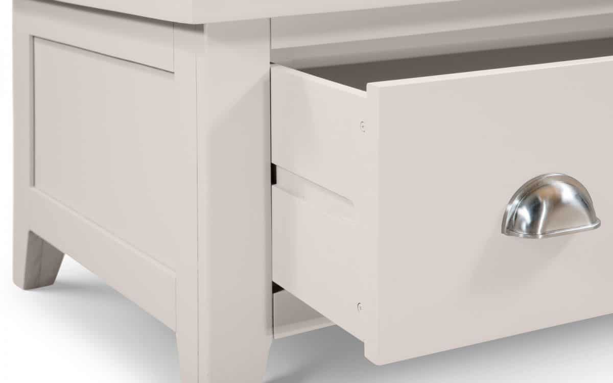 Hayley 2 Door Combination Wardrobe - Elephant Grey - Image 4