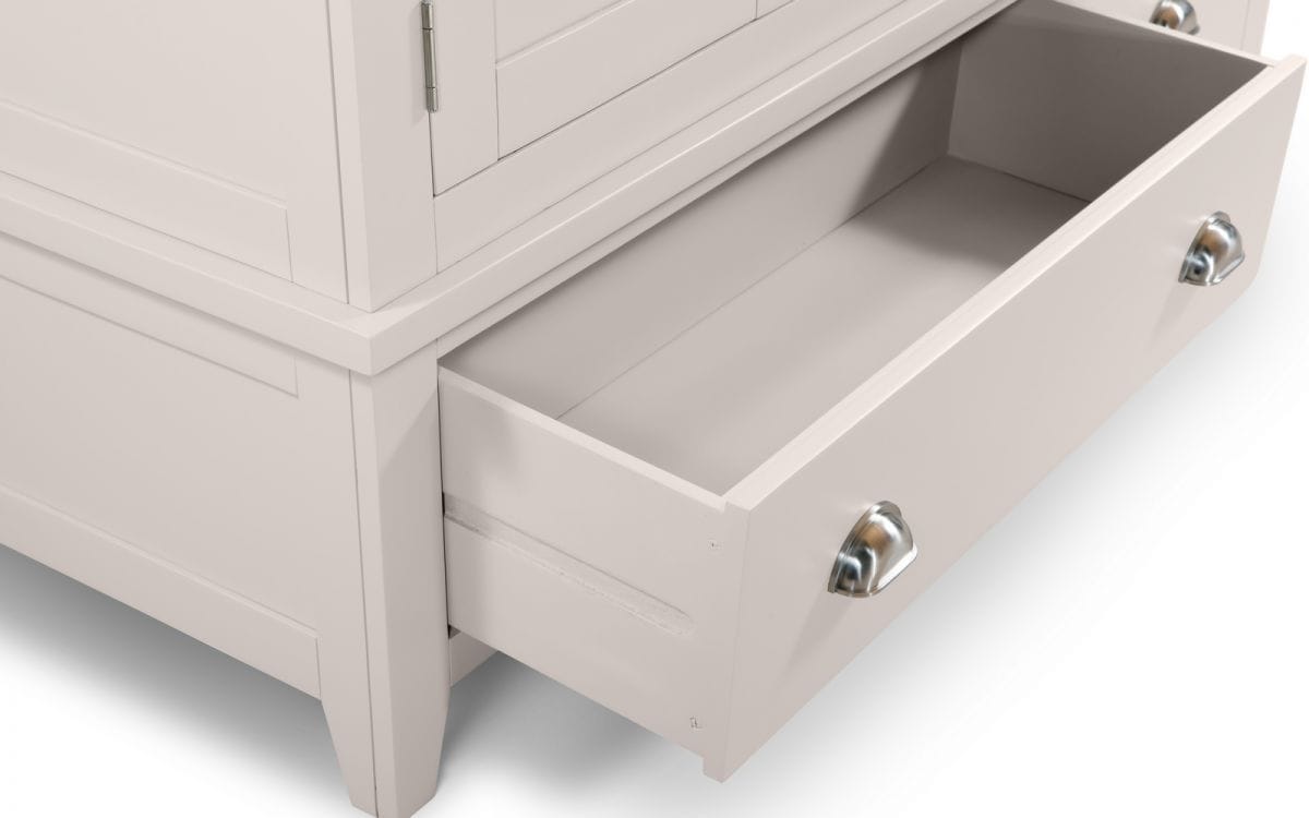 Hayley 2 Door Combination Wardrobe - Elephant Grey - Image 5